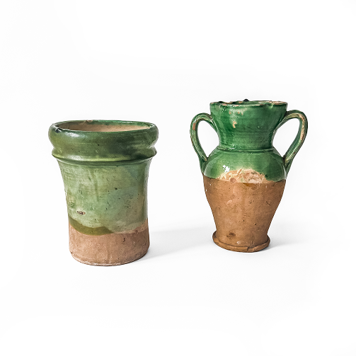 Green Glazed Pieces