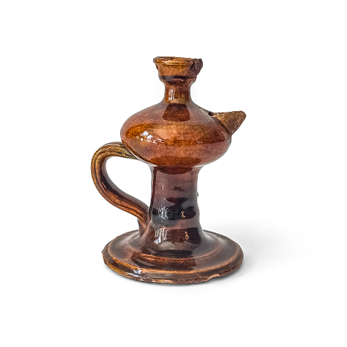 Pair of Oil Lamps in Two Sizes