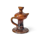 Pair of Oil Lamps in Two Sizes