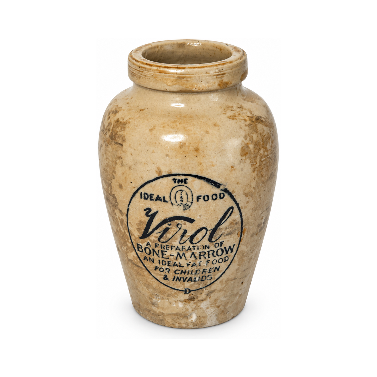 Set of Five Antique Advertising Containers, English & French, circa 1900