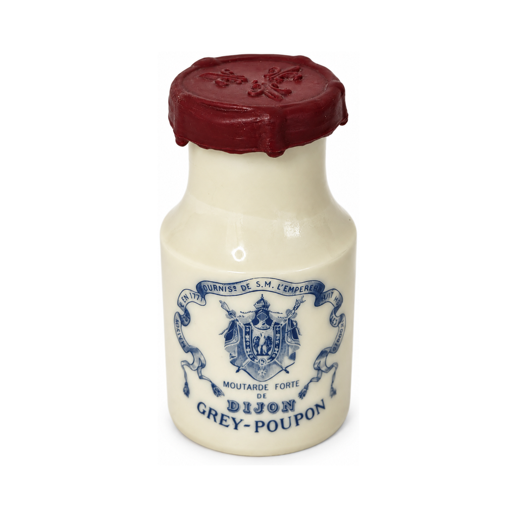 Set of Five Antique Advertising Containers, English & French, circa 1900