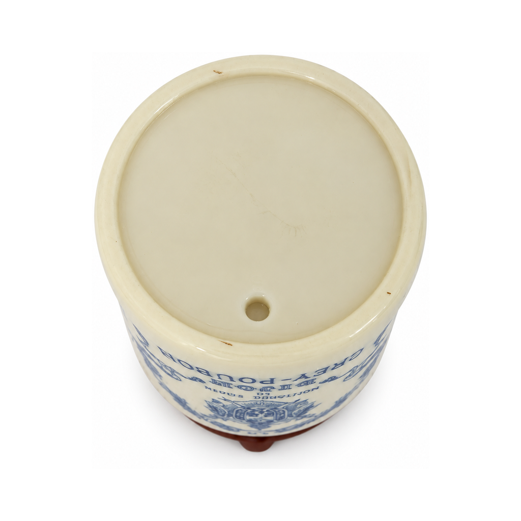 Set of Five Antique Advertising Containers, English & French, circa 1900