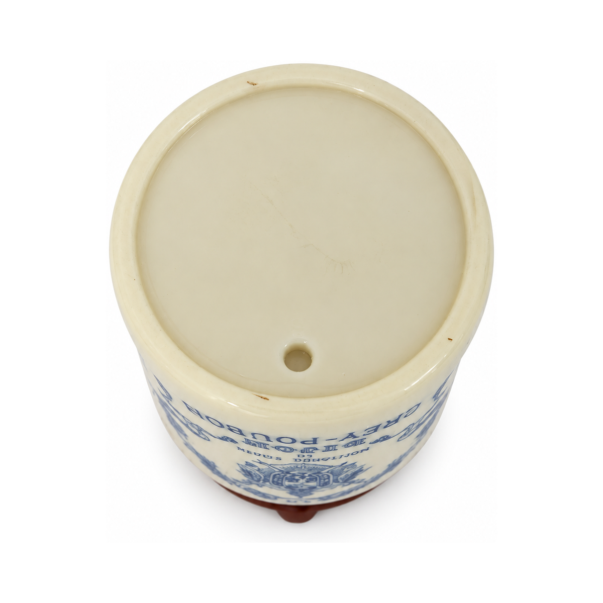 Set of Five Antique Advertising Containers, English & French, circa 1900