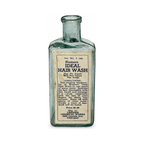 Set of Six Antique Apothecary Bottles with Original Victorian Labels