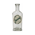 Set of Six Antique Apothecary Bottles with Original Victorian Labels
