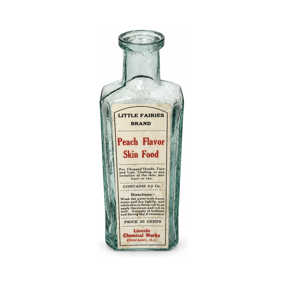Set of Six Antique Apothecary Bottles with Original Victorian Labels