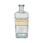 Set of Six Antique Apothecary Bottles with Original Victorian Labels
