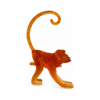 1960s Vintage Acrylic Cocktail Glass Markers Set with Monkey Figures
