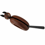 Vintage Japanese Cat Cocktail Picks Set with Wooden Holder, 1950s
