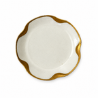 Set of Six Haviland Limoges Porcelain Butter Pats, Silver Anniversary
