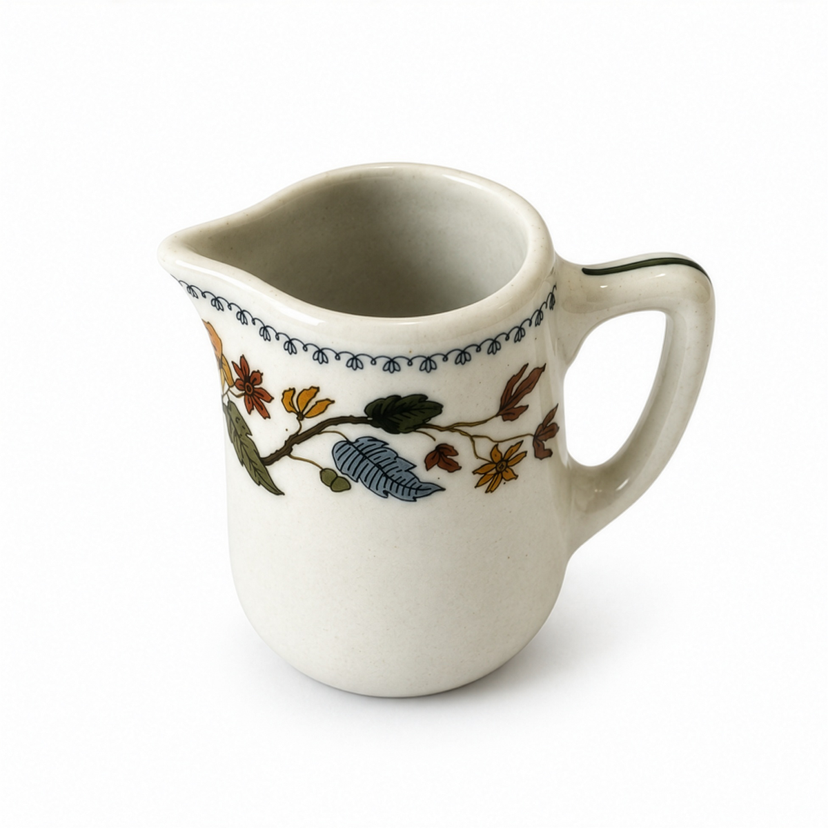Vintage O.P.Co. Syracuse China Floral Pitcher and Creamers Grouping