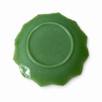 Jadeite Glass Leaf Plates, Attributed to Fire-King