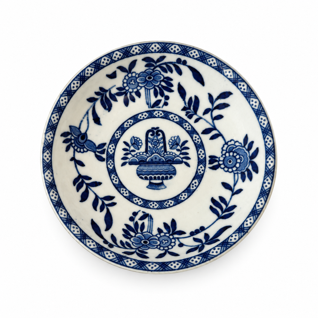 Vintage Jackson China Blue Delft Tableware Set of Four, 1950s