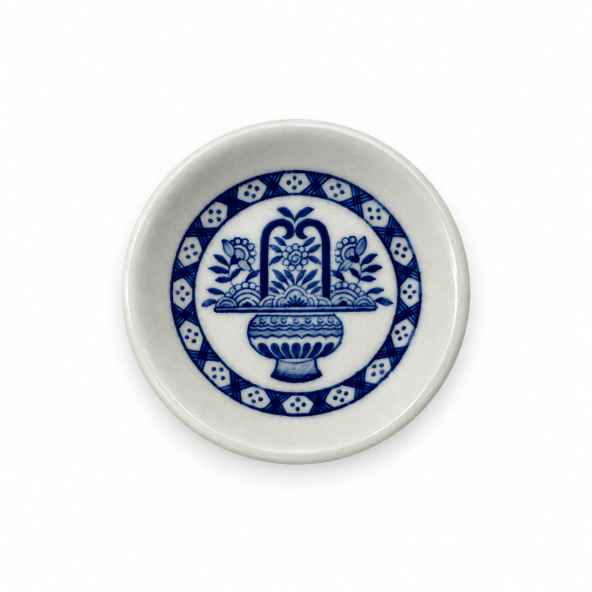 Vintage Jackson China Blue Delft Tableware Set of Four, 1950s