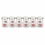 Vintage Collection of 12 Milk Glass and Printed Glass Creamers