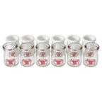 Vintage Collection of 12 Milk Glass and Printed Glass Creamers