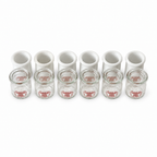 Vintage Collection of 12 Milk Glass and Printed Glass Creamers