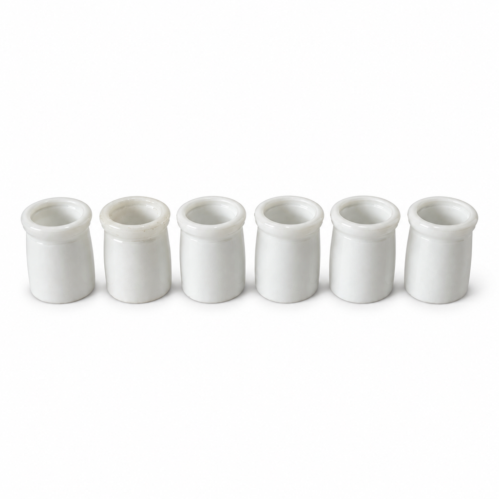 Vintage Collection of 12 Milk Glass and Printed Glass Creamers