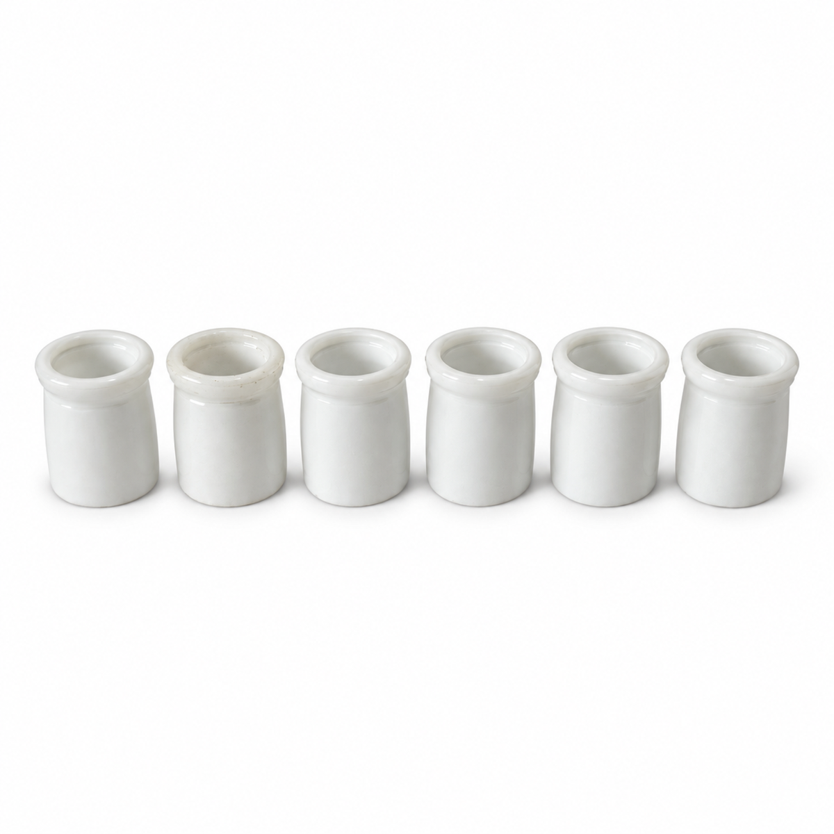 Vintage Collection of 12 Milk Glass and Printed Glass Creamers