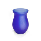 Assorted Mexican Cobalt Satin Glass Set