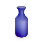 Assorted Mexican Cobalt Satin Glass Set
