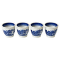 Set of Four Vintage Shenango China Blue Willow Bowls, 1950s