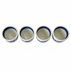 Set of Four Vintage Shenango China Blue Willow Bowls, 1950s
