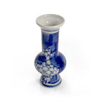Set of Miniature Japanese Blue and White Porcelain Vases