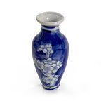 Set of Miniature Japanese Blue and White Porcelain Vases