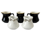 Set of 5 Vintage Restaurantware Creamers by Shenango & Homer Laughlin