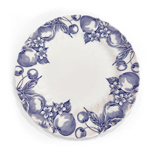 Blue and White Porcelain Plate Set
