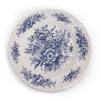 Blue and White Porcelain Plate Set