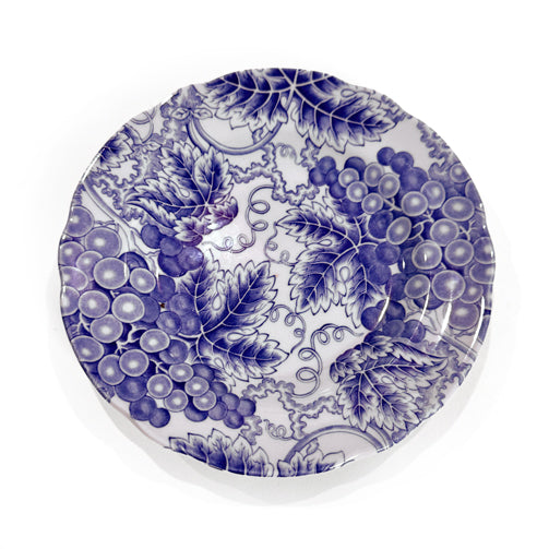 Blue and White Porcelain Plate Set