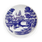 Blue and White Porcelain Plate Set