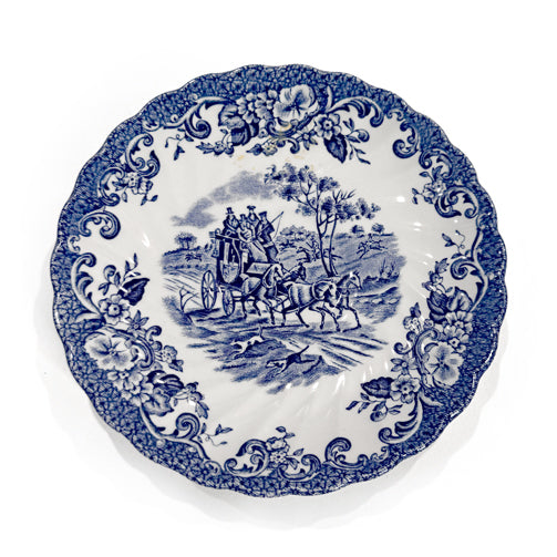 Blue and White Porcelain Appetizer Plates