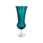 Turquoise American Glass Vessels