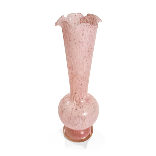 American Pink Art Glass Vases