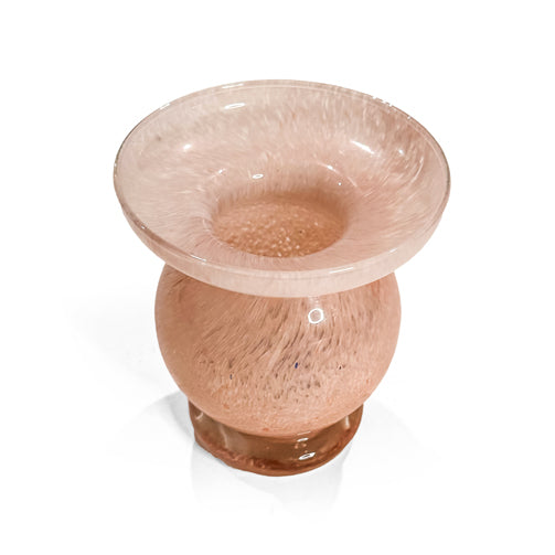 American Pink Art Glass Vases