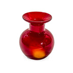 Red American Art Glass Vases
