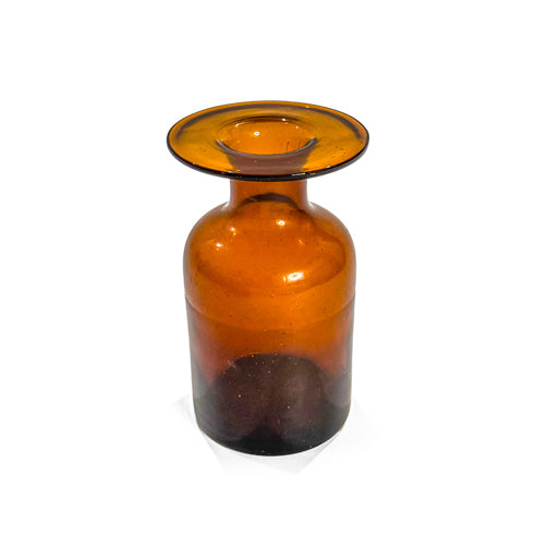 American Amber Glass Vessels Set