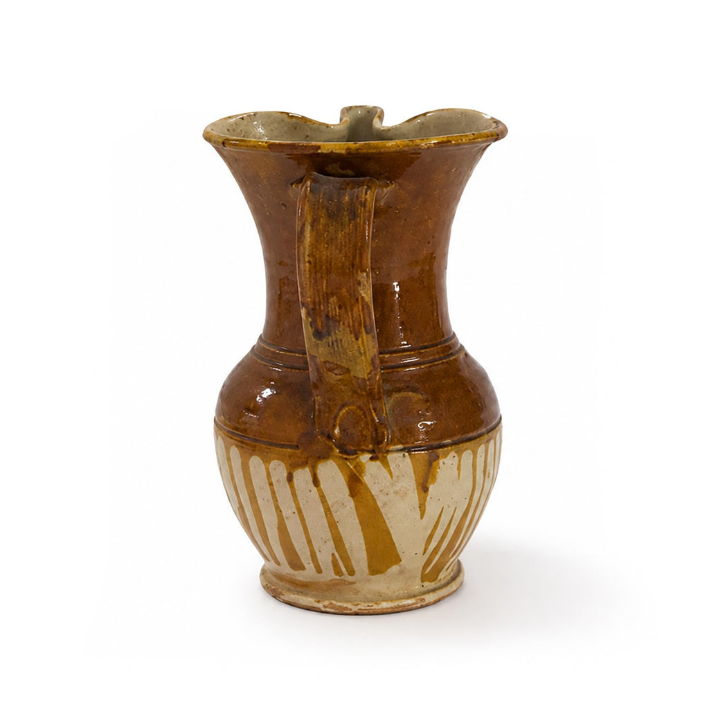 Antique Terracotta Pitcher with Bird-Beak Spout, Southern Italy, 1880