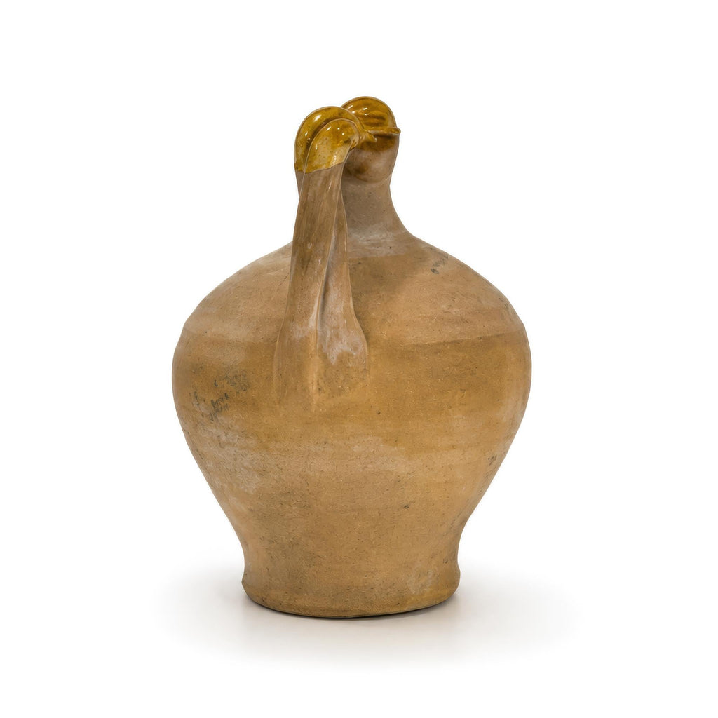 Amphora with Glazed Handles and Unglazed Body, Puglia, Italy