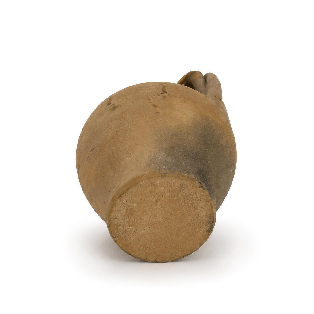 Amphora with Glazed Handles and Unglazed Body, Puglia, Italy