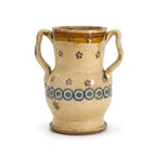 Hand-Painted Ceramic Jug with Floral Motifs, Southern Italy, 1880s — image 3