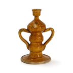 Antique Glazed Ceramic Oil Lamp from Southern Italy, 1880 — image 5