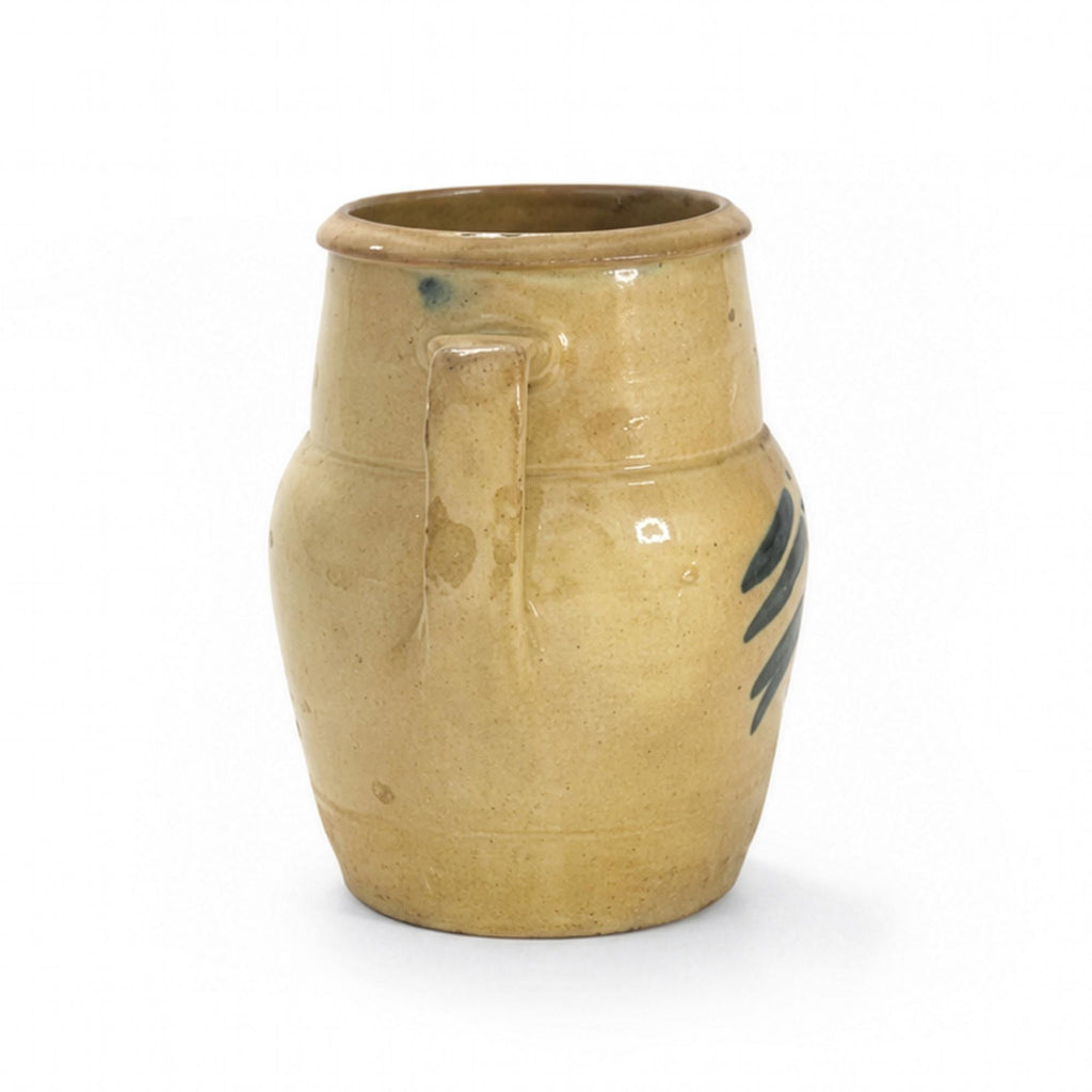 Antique Cobalt Blue Terracotta Jug from Puglia, Italy, 1880 — image 2