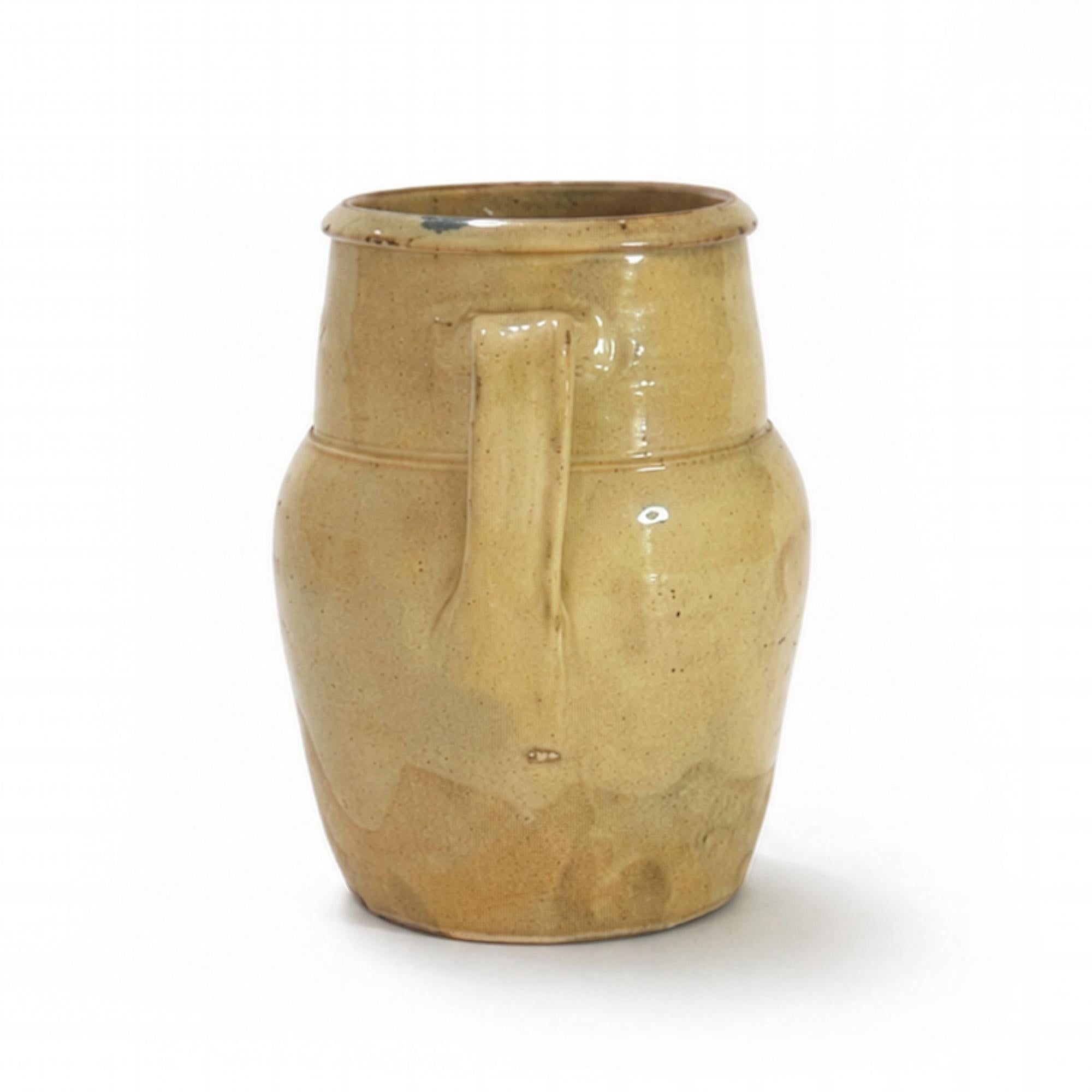 Antique Cobalt Blue Terracotta Jug from Puglia, Italy, 1880 — image 4