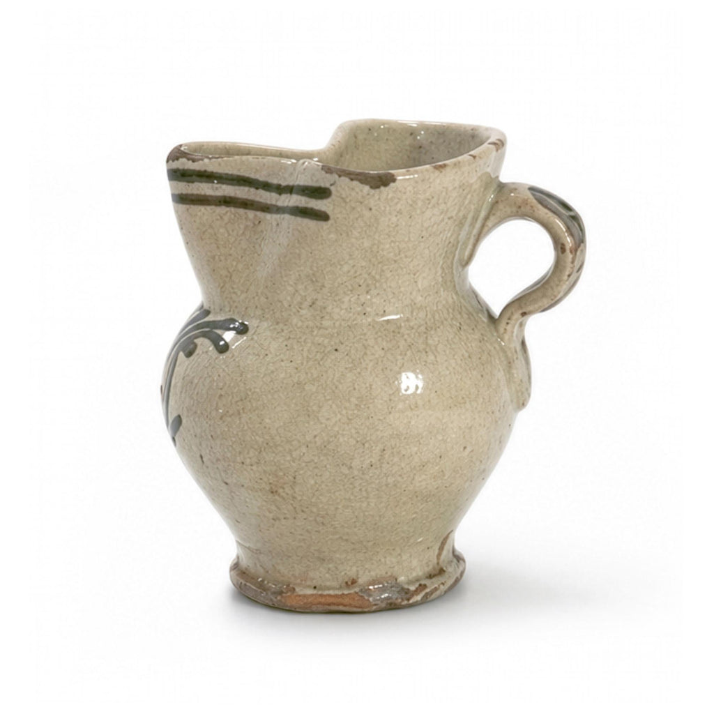 Hand-Painted Antique Ceramic Jug from Puglia, Italy, 1880 — image 3