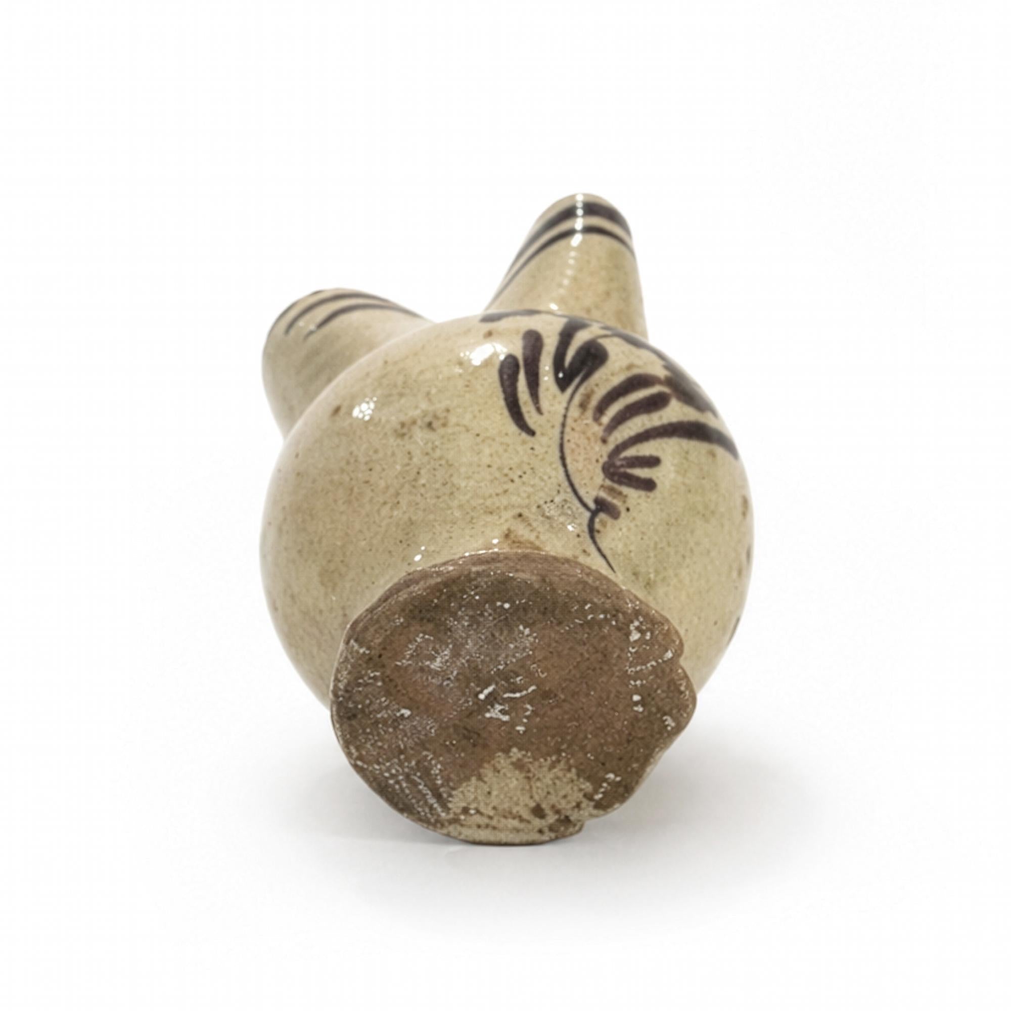 Hand-Painted Antique Ceramic Jug from Puglia, Italy, 1880 — image 5
