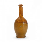 Hand-Thrown Terracotta Bottle, Distressed Glaze, Southern Italy, 1880 — image 2